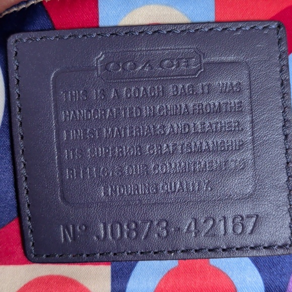 Vintage Coach Purple Shoulder Bag Handbag Y2K - Picture 11 of 11